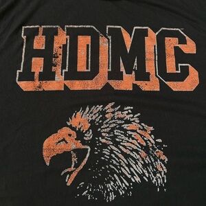 Black Harley Davidson Graphic T-Shirt